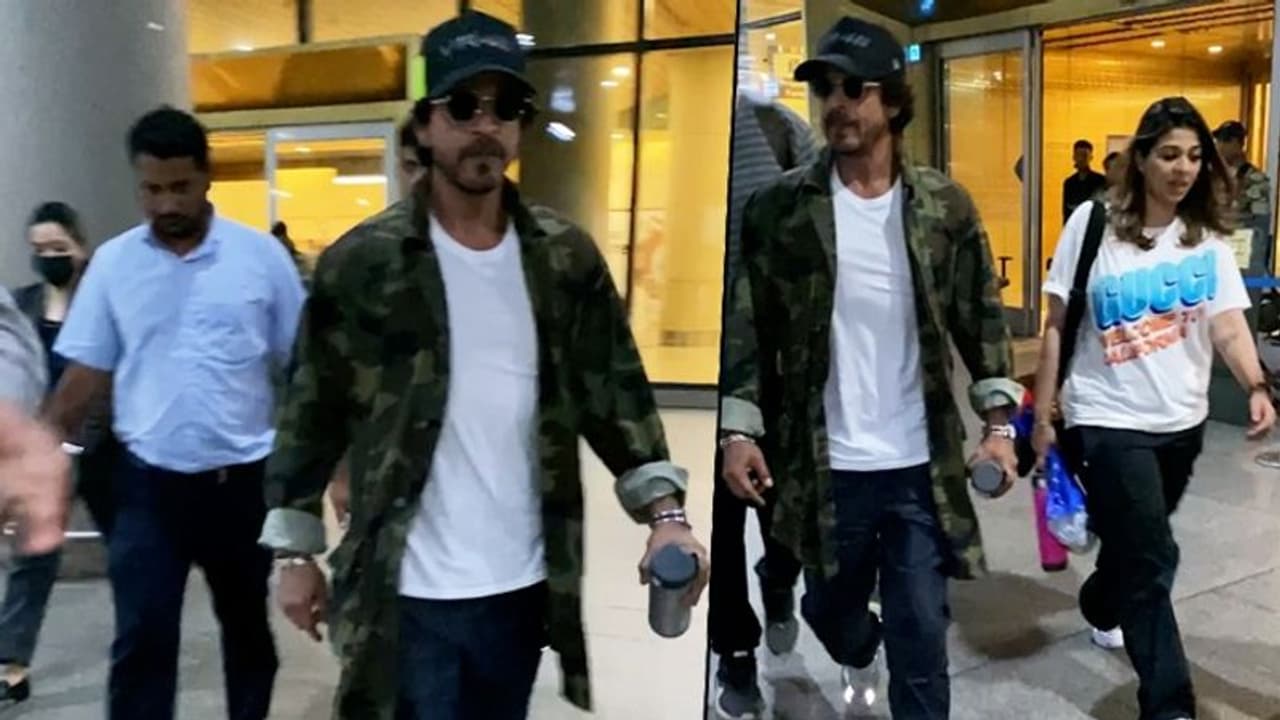 Video: Shah Rukh Khan returns to Mumbai in style after shooting for 'Dunki' in London Video: Shah Rukh Khan returns to Mumbai in style after shooting for 'Dunki' in London