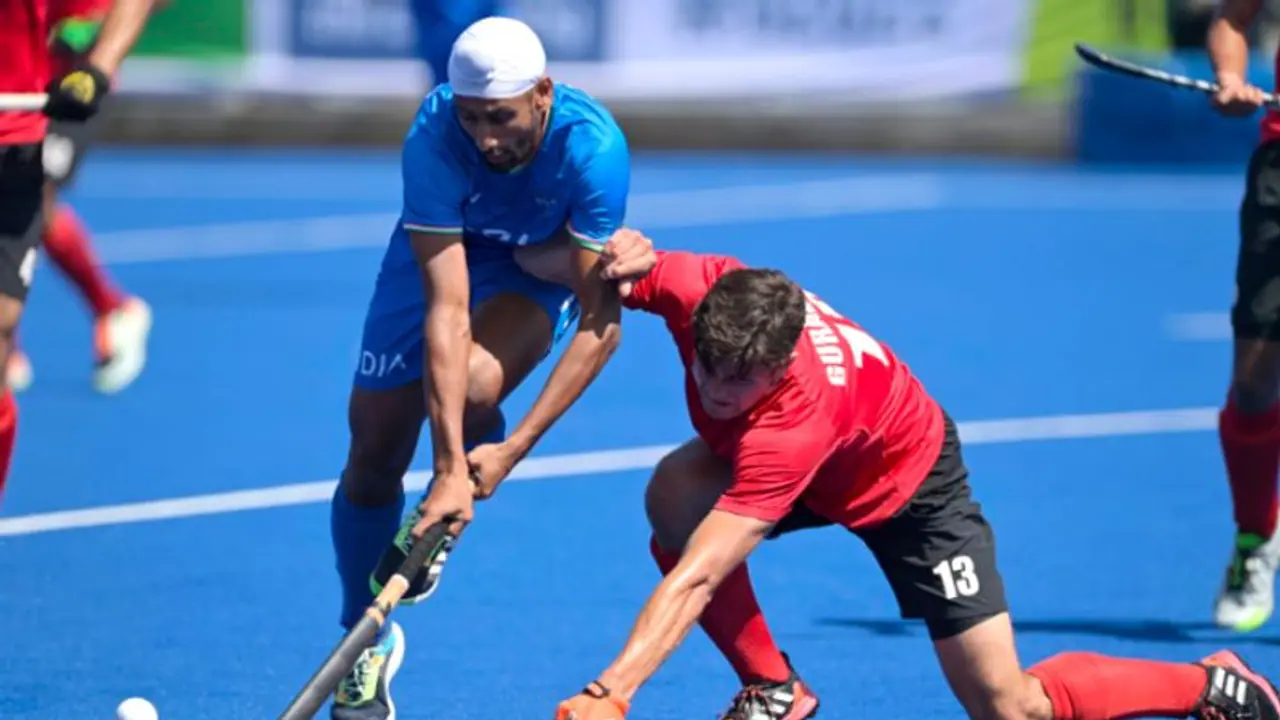 হরমনপ্রীত সিংয়ের দুরন্ত হ্যাটট্রিক, ওয়েলসকে ৪ ১ গোলে হারিয়ে হকির সেমিতে ভারত 