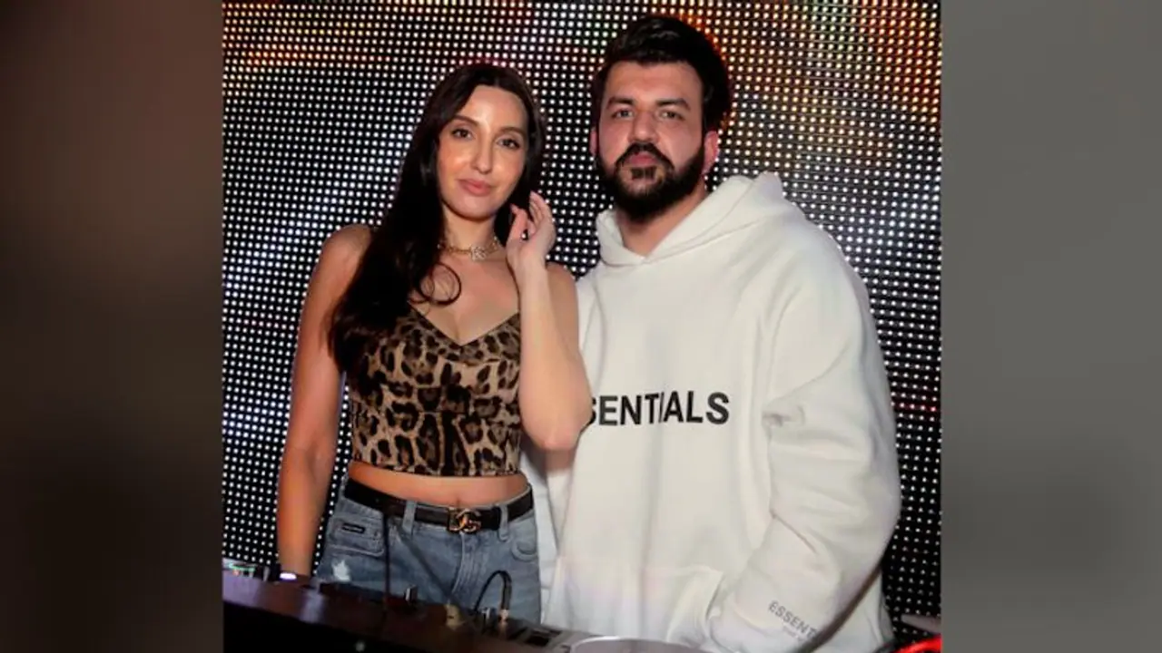 DJ Jugal – Dubai’s Best Bollywood DJ, spotted with Nora Fatehi at an event DJ Jugal – Dubai’s Best Bollywood DJ, spotted with Nora Fatehi at an event