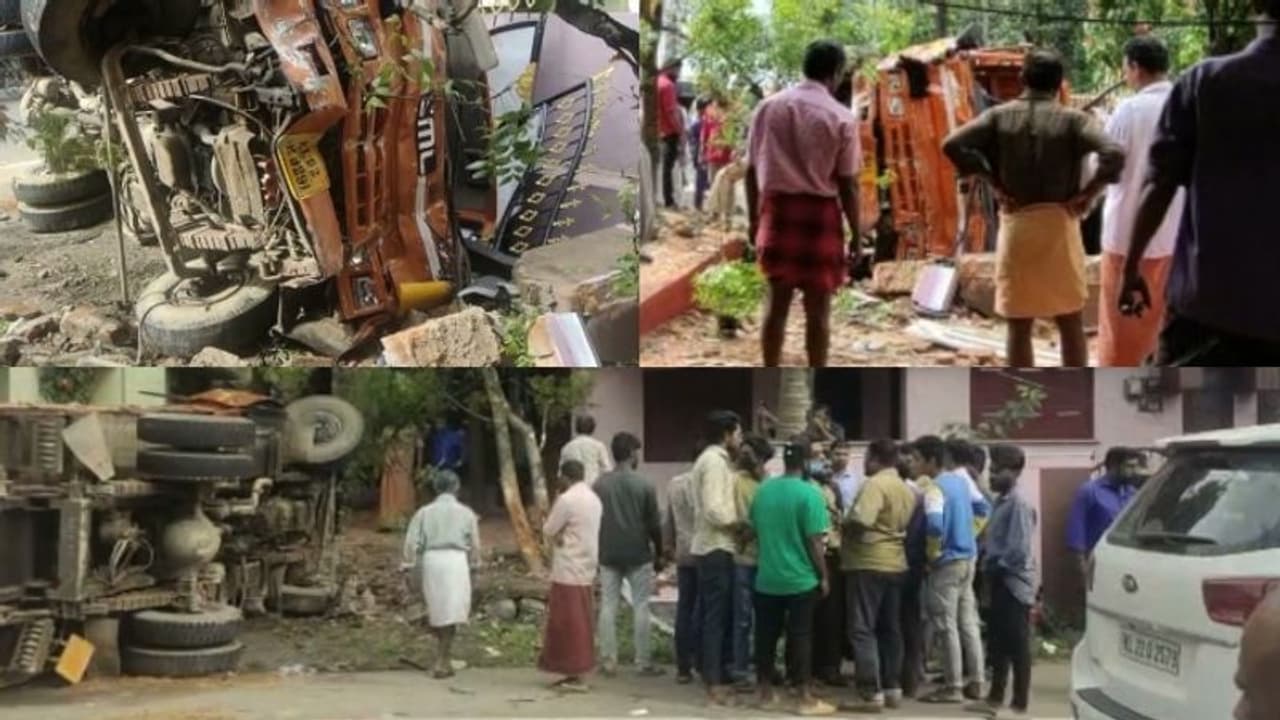 ടിപ്പര്‍ ലോറി ബൈക്കിലിടിച്ച് മൂന്ന് വയസുകാരി മരിച്ചു: ലോറി ഡ്രൈവര്‍ മദ്യലഹരിയിലെന്ന് സംശയം 