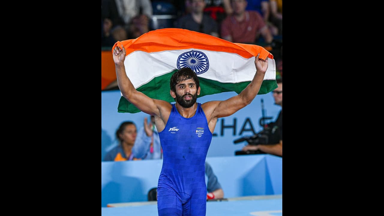CWG 2022: కామన్వెల్త్ గేమ్స్ లో హ్యాట్రిక్ మెడ‌ల్ సాధించిన భ‌జ‌రంగ్ పూనియా..65 కేజీల రెజ్లింగ్‌లో గోల్డ్ 
