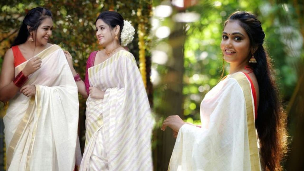 ഓണാഘോഷങ്ങള്‍ക്ക് മുന്നോടിയായി ഫോട്ടോഷൂട്ടുമായി റബേക്കയും ഗോപികയും