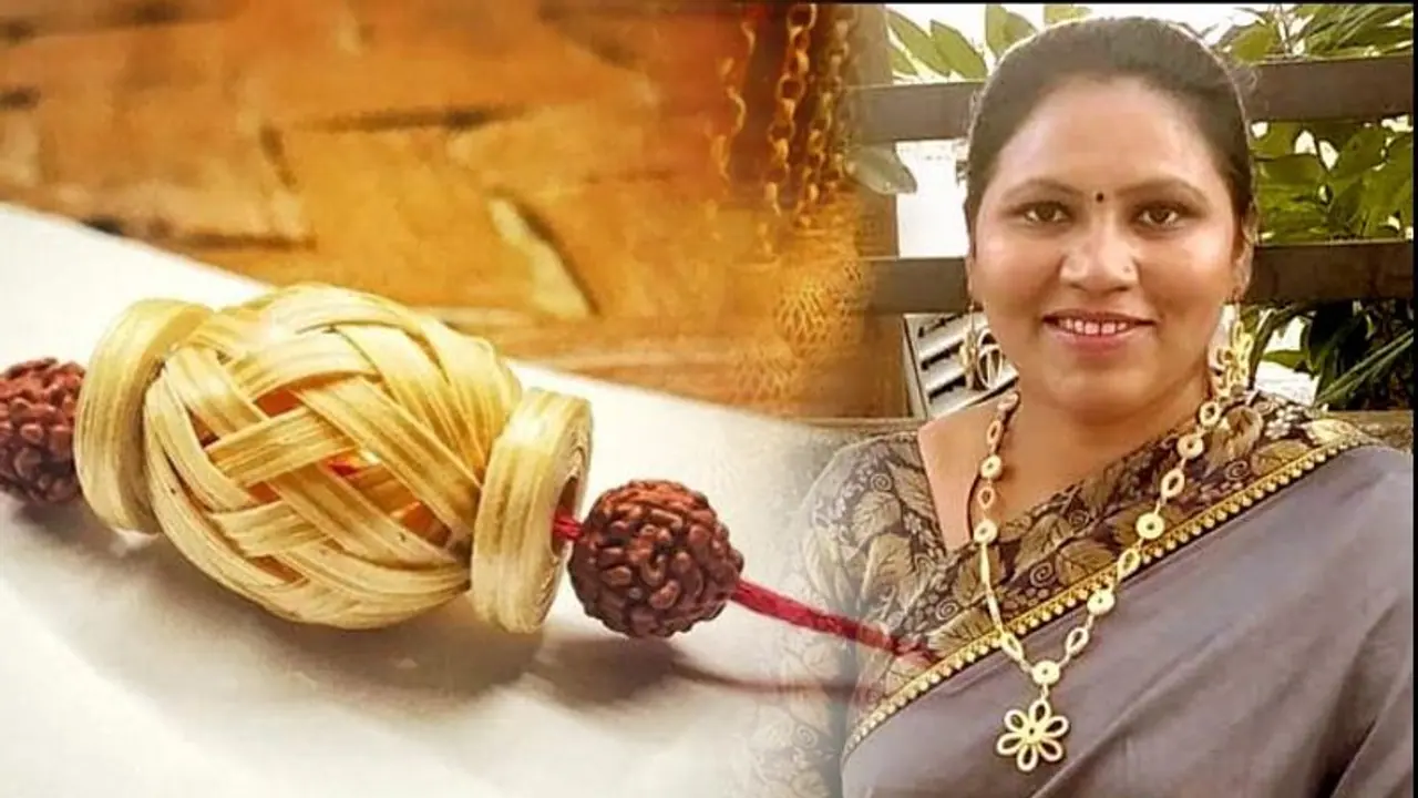 ৫০ টাকায় শুরু ব্যবসা, 'ব্যাম্বু লেডি' র তৈরি রাখির কদর এখন লন্ডনে