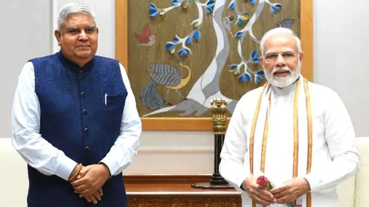 இந்தியாவின் 14வது குடியரசு துணைத்தலைவர் ஆனார் ஜெகதீப் தன்கர் !!