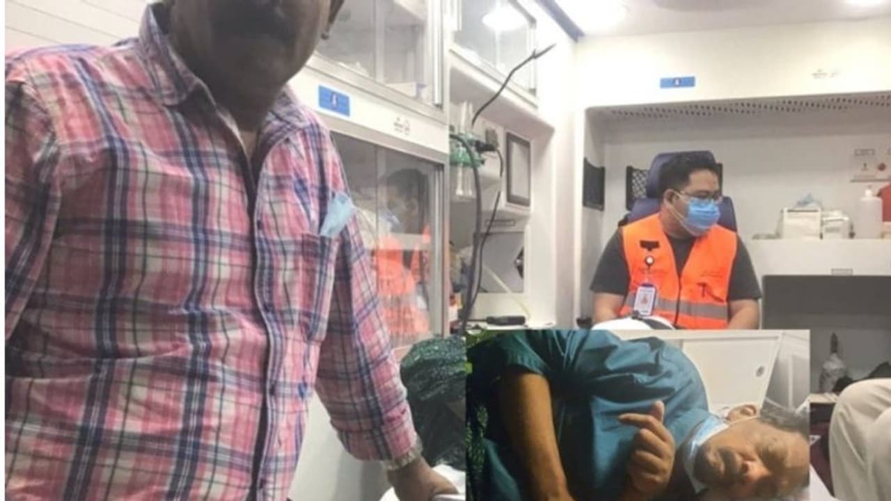 പക്ഷാഘാതം ബാധിച്ച പ്രവാസി മലയാളിയെ തുടര് ചികിത്സക്കായി നാട്ടിലെത്തിച്ചു പക്ഷാഘാതം ബാധിച്ച പ്രവാസി മലയാളിയെ തുടര് ചികിത്സക്കായി നാട്ടിലെത്തിച്ചു