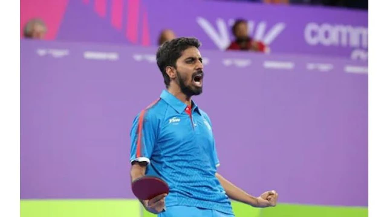 காமன்வெல்த் டேபிள் டென்னிஸில் இந்திய வீரர் சத்தியன் ஞானசேகரன் வெண்கலம் வென்றார்