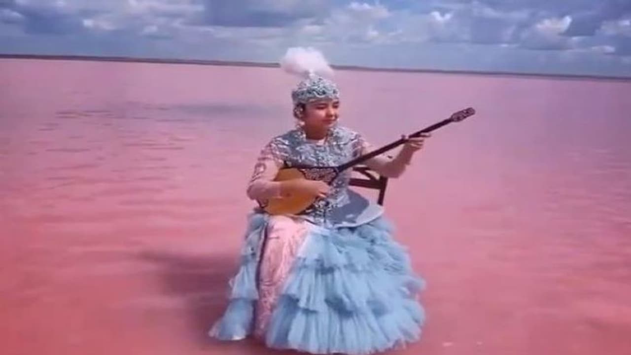 कुछ खास है ये गुलाबी झील जिसमें महिला बजा रही डोम्ब्रा.. नार्वे के पूर्व मंत्री ने पोस्ट किया वायरल वीडियो कुछ खास है ये गुलाबी झील जिसमें महिला बजा रही डोम्ब्रा.. नार्वे के पूर्व मंत्री ने पोस्ट किया वायरल वीडियो