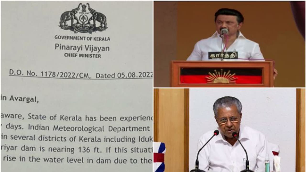 'മുല്ലപ്പെരിയാറിന്‍റെ കാര്യത്തിൽ ഒരു ആശങ്കയും വേണ്ട'; മുഖ്യമന്ത്രിയുടെ കത്തിന് സ്റ്റാലിന്‍റെ മറുപടി