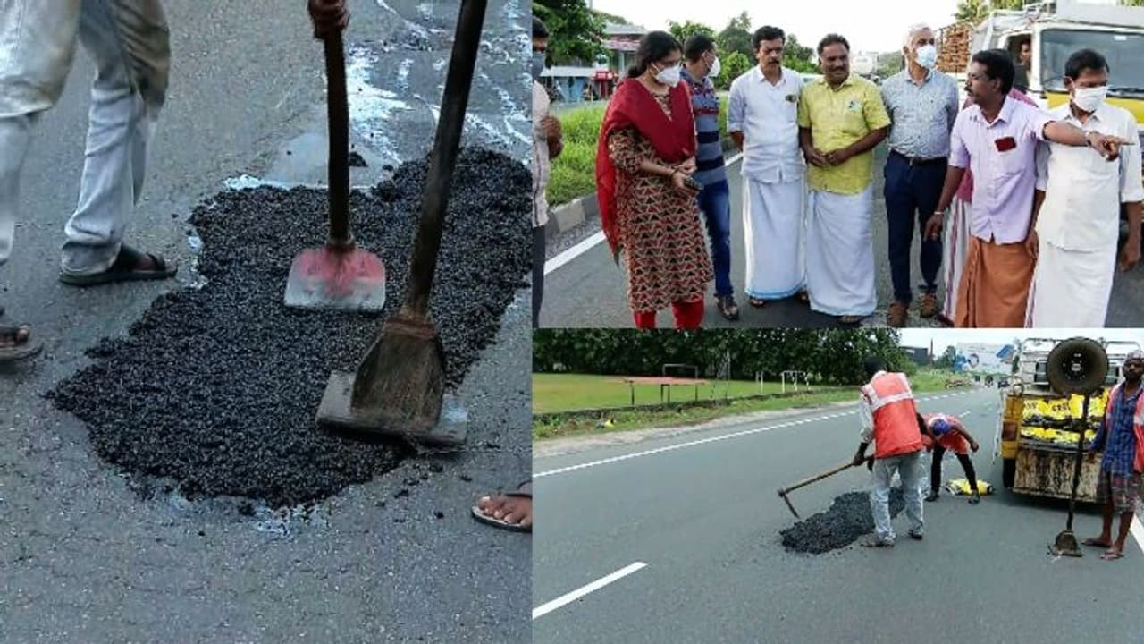 ദേശീയപാത കുഴിയടക്കൽ:ഗുരുവായൂർ ഇൻഫ്രാസ്ട്രക്ച്ചർ കമ്പനിയെ കരിമ്പട്ടകയിൽപെടുത്തണമെന്ന് കളക്ടറുടെ റിപ്പോർട്ട്