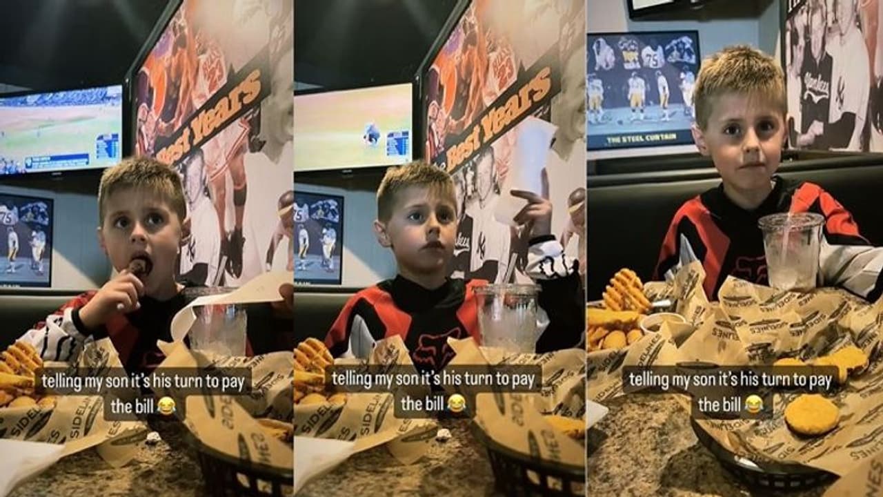 Viral Video : కొడుకును బిల్లు కట్టమన్న తండ్రి.. ఆ చిన్నారి రియాక్షన్స్ కు నెటిజన్స్ ఫిదా.. Viral Video : కొడుకును బిల్లు కట్టమన్న తండ్రి.. ఆ చిన్నారి రియాక్షన్స్ కు నెటిజన్స్ ఫిదా..