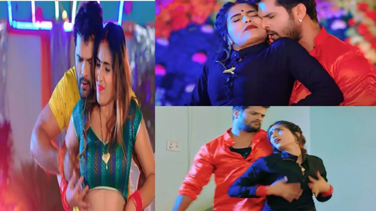 खेसारी लाल यादव ने मनीषा मिश्रा के साथ 'हदे कईनी राजा जी' में मचाया गदर, बेडरूम में दिखाए हॉट मूव्स खेसारी लाल यादव ने मनीषा मिश्रा के साथ 'हदे कईनी राजा जी' में मचाया गदर, बेडरूम में दिखाए हॉट मूव्स