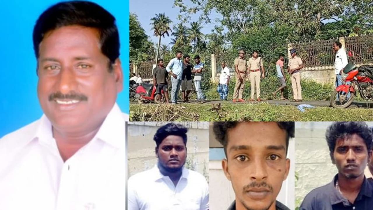 ഡിഎംകെ നേതാവിനെ വാഹനം തടഞ്ഞുനിർത്തി ഓടിച്ചിട്ട് വെട്ടിക്കൊന്നു ഡിഎംകെ നേതാവിനെ വാഹനം തടഞ്ഞുനിർത്തി ഓടിച്ചിട്ട് വെട്ടിക്കൊന്നു