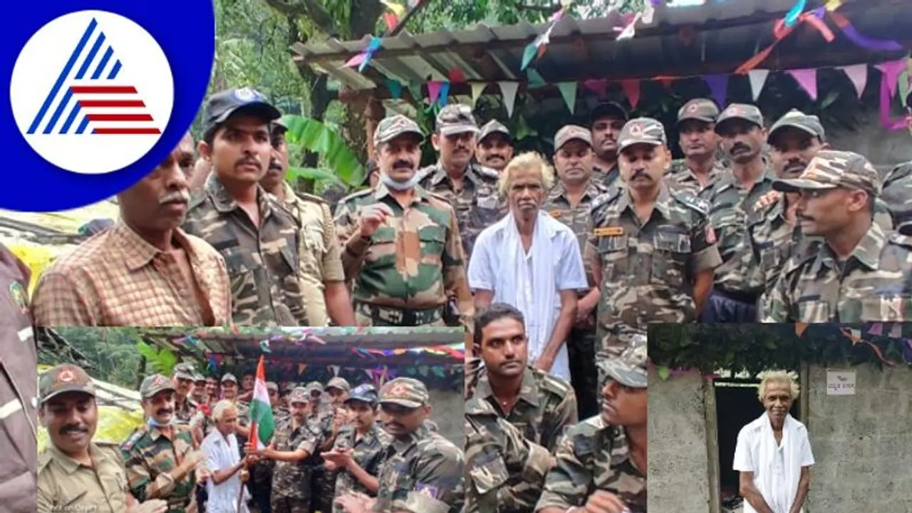 Har Ghar Tiranga: ಏಕಾಂಗಿ ವೃದ್ಧನಿಗೆ ಮನೆ ನಿರ್ಮಿಸಿ ಕೊಟ್ಟ ANF ಸಿಬ್ಬಂದಿ