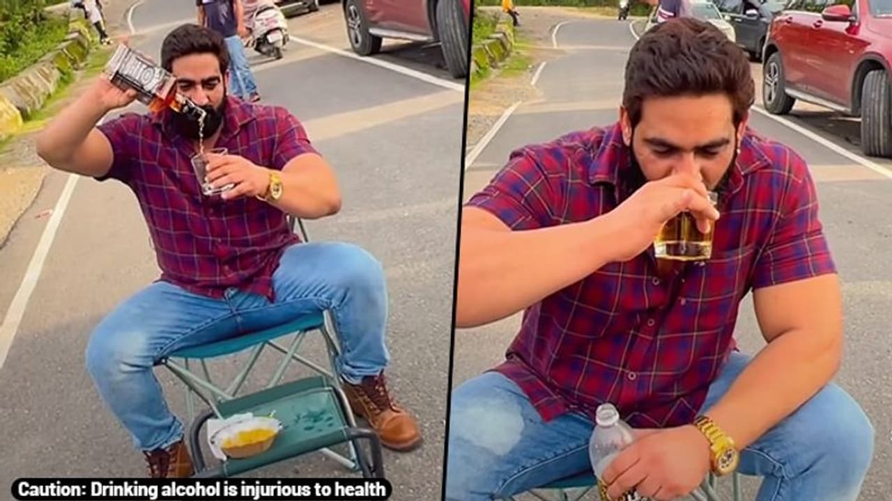 After SpiceJet smoking video, another case against bodybuilder Bobby Kataria for drinking in middle of road