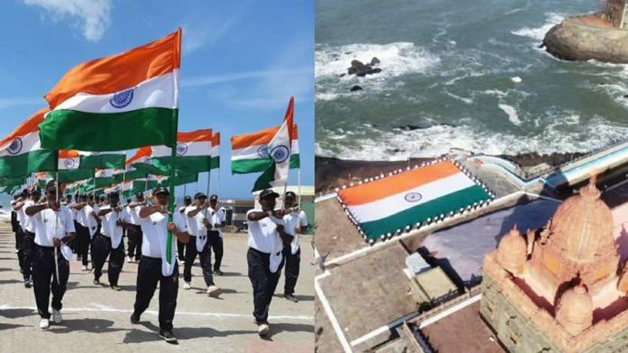 75 സൈനികർ, 75 കിലോമീറ്റർ, 75 അടി നീളമുള്ള പതാക; കരസേനയുടെ തിരംഗ യാത്രയ്ക്ക് തുടക്കം 75 സൈനികർ, 75 കിലോമീറ്റർ, 75 അടി നീളമുള്ള പതാക; കരസേനയുടെ തിരംഗ യാത്രയ്ക്ക് തുടക്കം