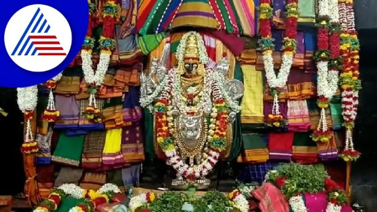 ಐತಿಹಾಸಿಕ ಬಾದಾಮಿಯ ಬನಶಂಕರಿದೇವಿಗೆ ನೇಕಾರರಿಂದ ಸೀರೆಗಳ ವಿಶೇಷ ಅಲಂಕಾರ