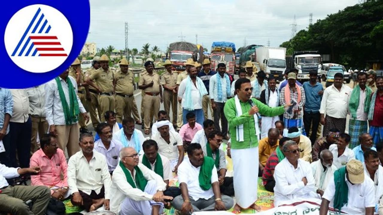  ಎಫ್‌ಆರ್‌ಪಿ ಹೆಚ್ಚಳಕ್ಕೆ ರೈತರಿಂದ ಹೆದ್ದಾರಿ ತಡೆ