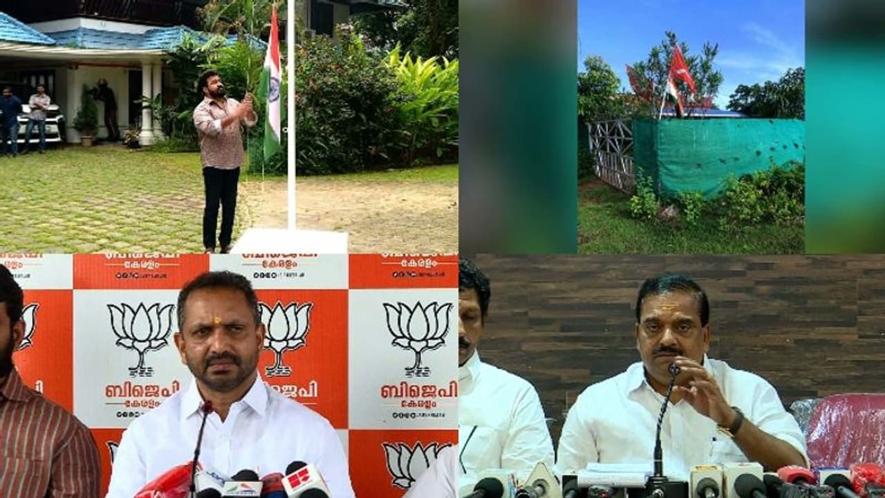 ഹർ ഘർ തിരംഗ: സംസ്ഥാനത്ത് വിവാദം, വിമ‌ർശനവുമായി കെ.സുരേന്ദ്രനും പി.കെ.കൃഷ്ണദാസും