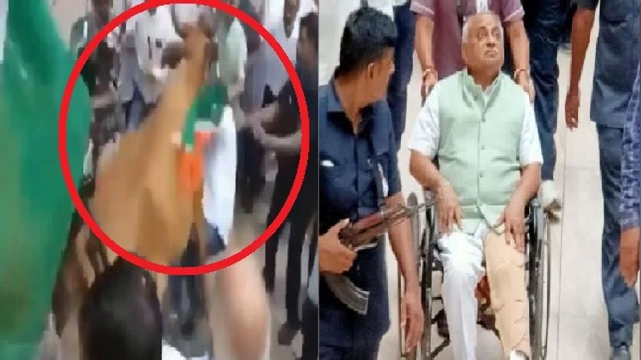 குஜராத் முன்னாள் அமைச்சர் படுகாயம்… மாடு தாக்கியதில் காலில் எழும்பு முறிவு!! குஜராத் முன்னாள் அமைச்சர் படுகாயம்… மாடு தாக்கியதில் காலில் எழும்பு முறிவு!!