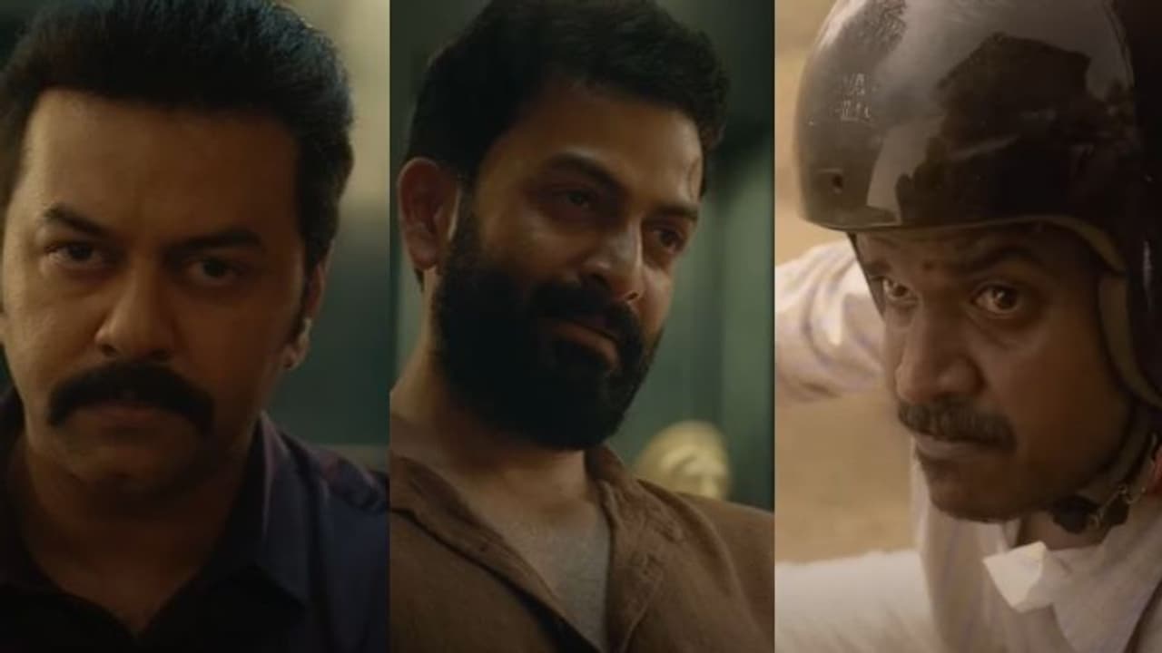 സസ്പെന്‍സ് നിറച്ച് പൃഥ്വിരാജ്, മുരളി ഗോപി; 'തീര്‍പ്പ്' ട്രെയ്‍ലര്‍