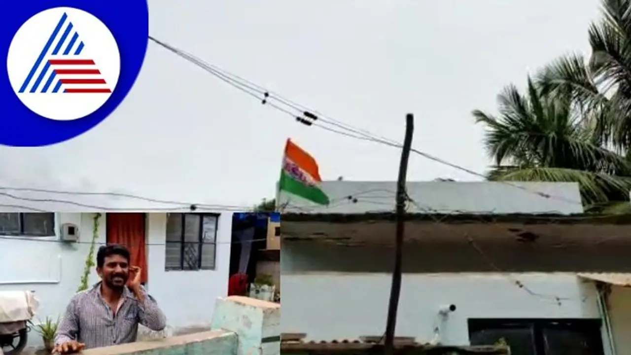 ಧ್ವಜದ ಮಧ್ಯೆ ಜೀಸೆಸ್ ಸ್ಟಿಕ್ಕರ್, ಹಿಂದೂ ಪರ ಕಾರ್ಯಕರ್ತರಿಂದ ಆಕ್ರೋಶ ಧ್ವಜದ ಮಧ್ಯೆ ಜೀಸೆಸ್ ಸ್ಟಿಕ್ಕರ್, ಹಿಂದೂ ಪರ ಕಾರ್ಯಕರ್ತರಿಂದ ಆಕ್ರೋಶ