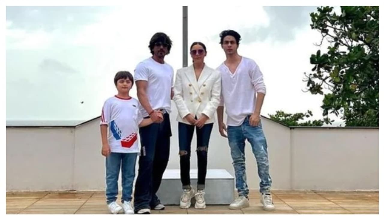 Shah Rukh Khan joins PM Modi's 'Har Ghar Tiranga' campaign; actor hoists the national flag at Mannat