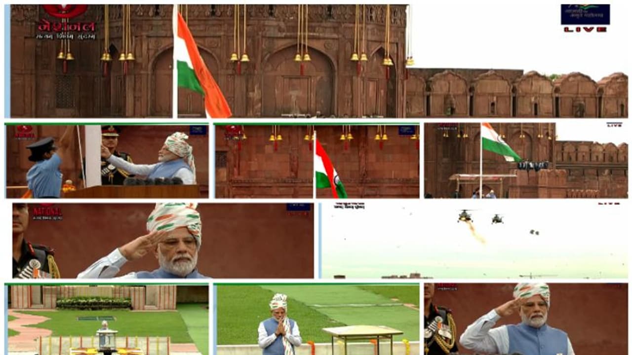 ഇത് ഐതിഹാസിക ദിനം,പുതിയ ദിശയിൽ നീങ്ങാനുള്ള സമയം; ചെങ്കോട്ടയിൽ ദേശീയ പതാക ഉയർത്തി പ്രധാനമന്ത്രി നരേന്ദ്രമോദി ഇത് ഐതിഹാസിക ദിനം,പുതിയ ദിശയിൽ നീങ്ങാനുള്ള സമയം; ചെങ്കോട്ടയിൽ ദേശീയ പതാക ഉയർത്തി പ്രധാനമന്ത്രി നരേന്ദ്രമോദി