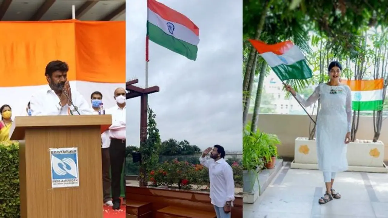 జాతీయ జెండాకు టాలీవుడ్ స్టార్స్ వందనం.. దేశభక్తిని చాటిన చిరంజీవి, ఎన్టీఆర్, బాలయ్య, రామ్ చరణ్, మంచు విష్ణు.. జాతీయ జెండాకు టాలీవుడ్ స్టార్స్ వందనం.. దేశభక్తిని చాటిన చిరంజీవి, ఎన్టీఆర్, బాలయ్య, రామ్ చరణ్, మంచు విష్ణు..