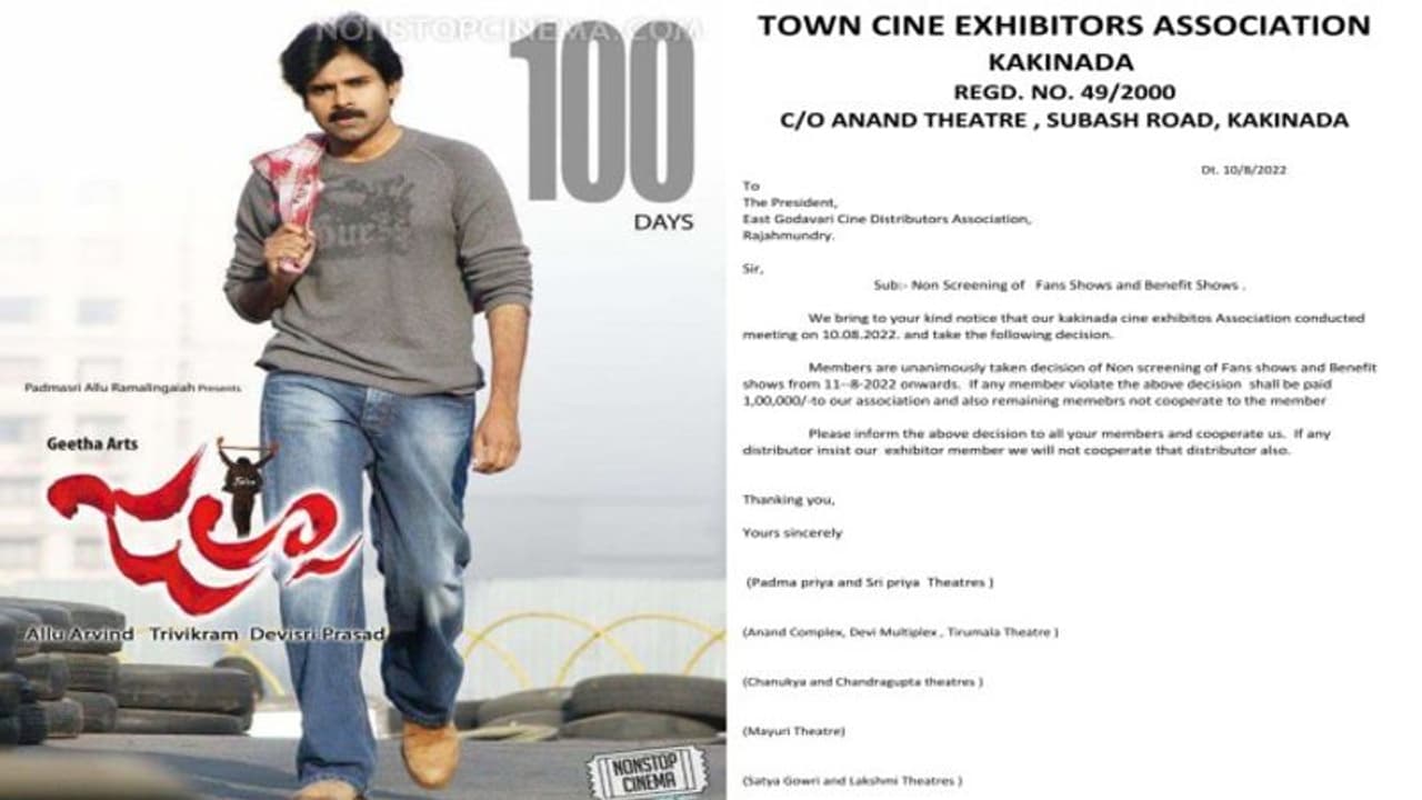 Tollywood:షాకింగ్.. ఫ్యాన్స్ షోలు &బెనిఫిట్ షోలు రద్దు,కారణం ఇదీ Tollywood:షాకింగ్.. ఫ్యాన్స్ షోలు &బెనిఫిట్ షోలు రద్దు,కారణం ఇదీ