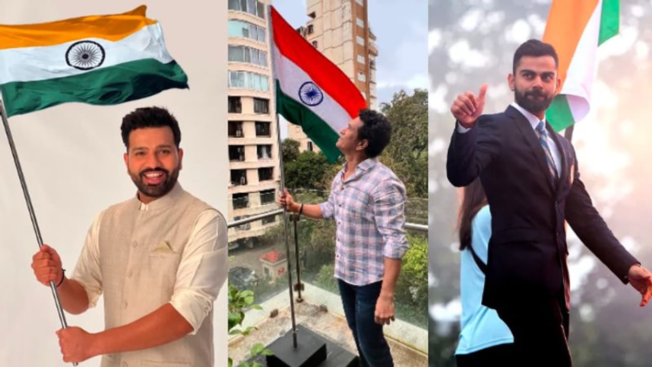 ৭৫ তম স্বাধীনতা দিবসে দেশবাসীকে শুভেচ্ছা, কী বললেন সচিন থেকে কোহলি রোহিতরা 