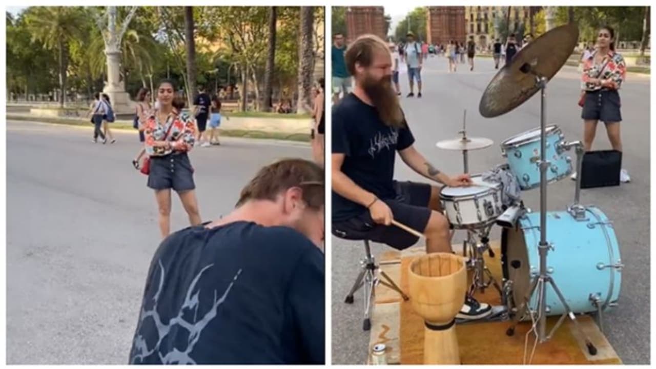 வெளிநாட்டு தெருக்களில் நயன்..கிளாமர் உடையில் ட்ரம்ஸ் கலைஞரை ரசிக்கும் விக்கியின் மனைவி வெளிநாட்டு தெருக்களில் நயன்..கிளாமர் உடையில் ட்ரம்ஸ் கலைஞரை ரசிக்கும் விக்கியின் மனைவி