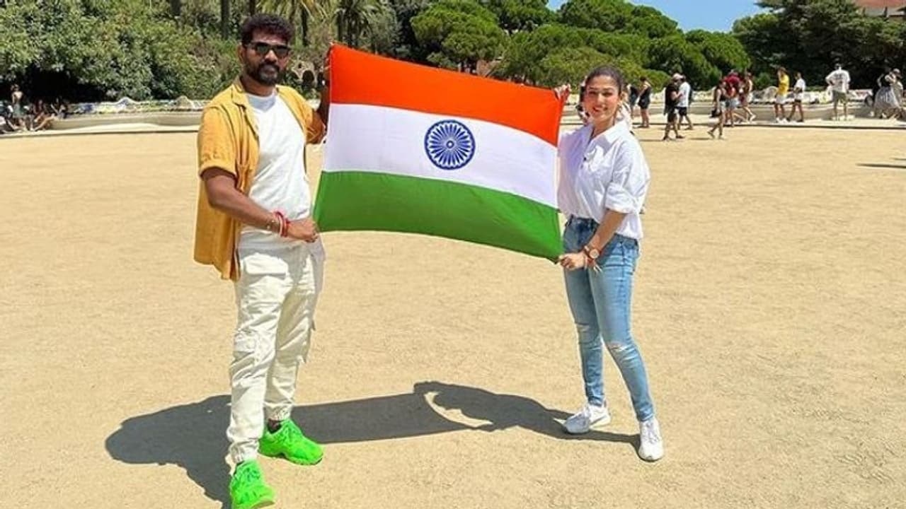 స్పెయిన్ లో త్రివర్ణ పతాకం ఎగరవేసిన నయనతార, పరదేశంలో ఇండిపెండెన్స్ డే సెలబ్రేట్ చేసిన కోలీవుడ్ జంట