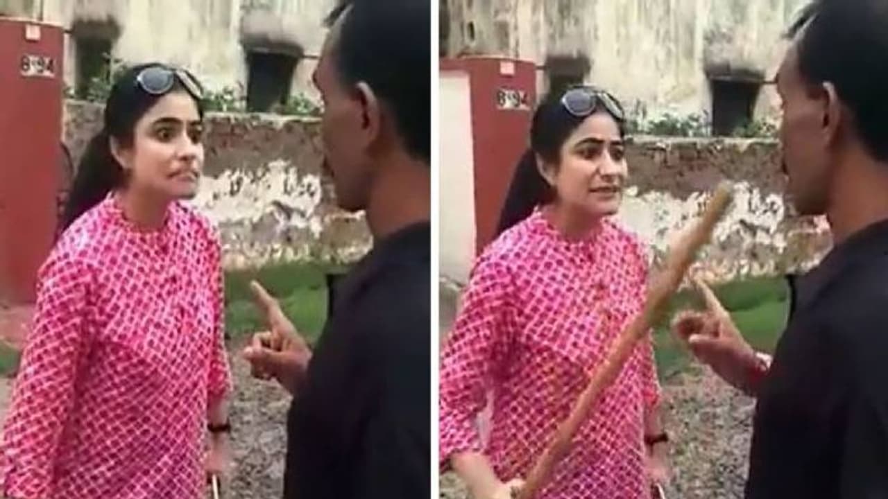 നായയെ ഉപദ്രവിച്ചതിന്റെ പേരിൽ സെക്യൂരിറ്റിക്കാരനെ മർദ്ദിച്ചു, യുവതിക്ക് നേരെ ആരോപണം, വൈറലായി വീഡിയോ നായയെ ഉപദ്രവിച്ചതിന്റെ പേരിൽ സെക്യൂരിറ്റിക്കാരനെ മർദ്ദിച്ചു, യുവതിക്ക് നേരെ ആരോപണം, വൈറലായി വീഡിയോ