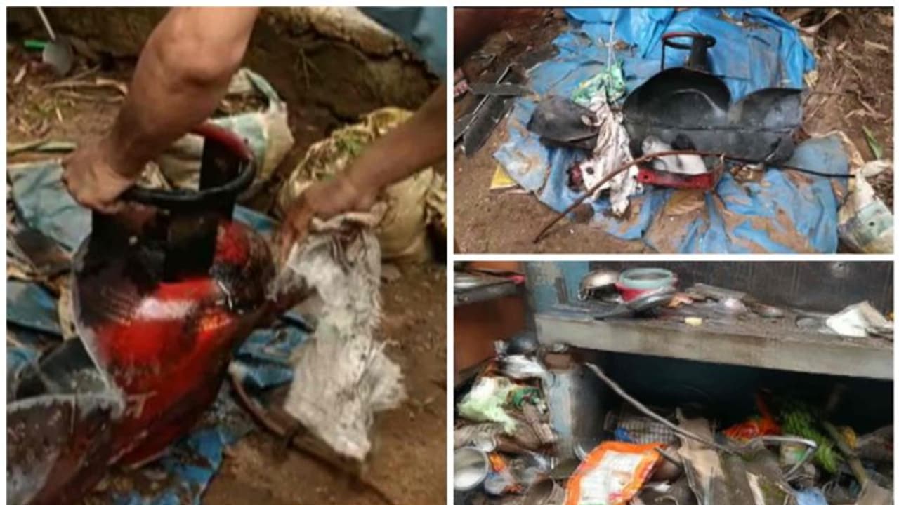 സ്റ്റൗ കത്തിക്കുന്നതിനിടെ സിലിണ്ടർ പൊട്ടിത്തെറിച്ചു; വീട് തകർന്നു, കാലപ്പഴക്കമുള്ള സിലിണ്ടറെന്ന് സംശയം സ്റ്റൗ കത്തിക്കുന്നതിനിടെ സിലിണ്ടർ പൊട്ടിത്തെറിച്ചു; വീട് തകർന്നു, കാലപ്പഴക്കമുള്ള സിലിണ്ടറെന്ന് സംശയം