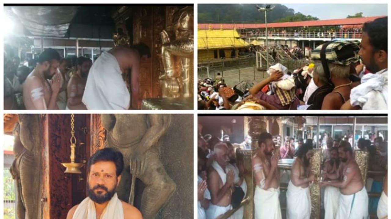  ചിങ്ങമാസപൂജകള്‍ക്കായി ശബരിമല ശ്രീധര്‍മ്മശാസ്താക്ഷേത്ര നട തുറന്നു,വി.എൻ.ശ്രീകാന്ത് പുതിയ ശബരിമല കീഴ് ശാന്തി