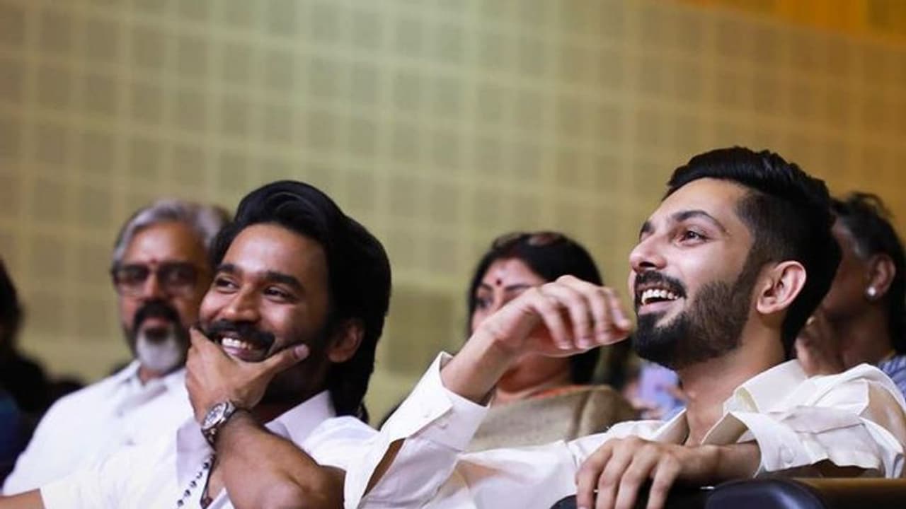 'திருச்சிற்றம்பலம்' படத்தை மகன்களுடன் சேர்ந்து ஃபர்ஸ்ட் டே... ஃபர்ஸ்ட் ஷோ... பார்த்த நடிகர் தனுஷ்! 