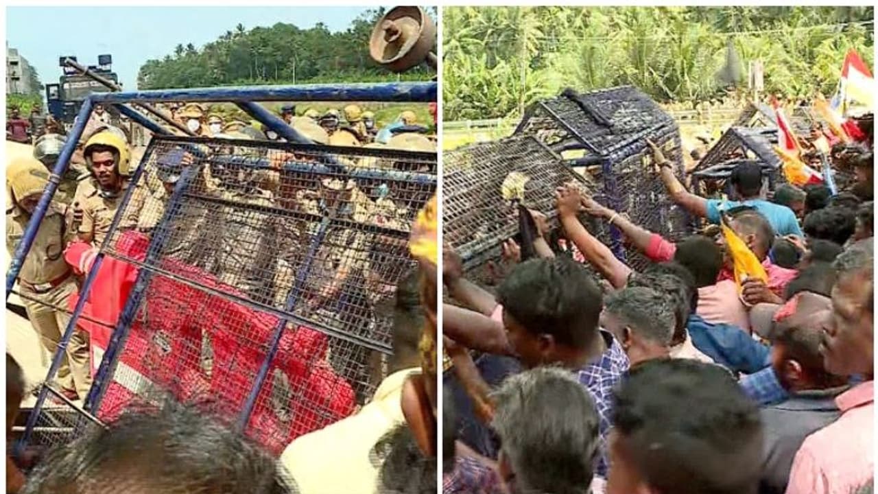 വിഴിഞ്ഞത്ത് സമരം ശക്തം; ബാരിക്കേഡ് തകര്‍ത്ത് പ്രതിഷേധം, പൊലീസുമായി ഉന്തും തള്ളും; സർക്കാർ ചർച്ചയ്ക്ക്