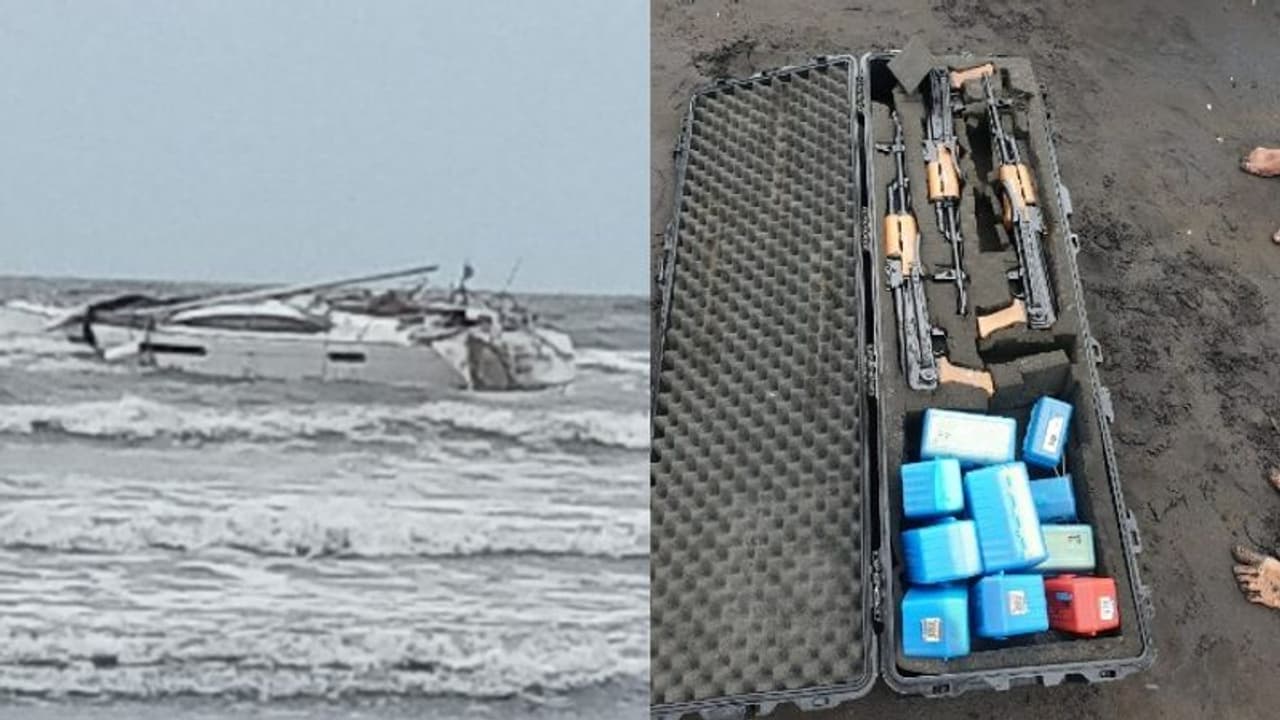 మహారాష్ట్రలో ఉగ్రకుట్ర? ఏకే 47 గన్‌లు, బుల్లెట్‌లతో లభించిన ఓడ.. హై అలర్ట్ ప్రకటించిన పోలీసులు