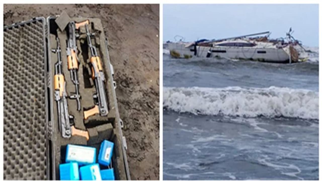 গণেশ চতুর্থীর আগে মুম্বইয়ের কাছে উদ্ধার কালাশনিকভ ভর্তি নৌকা, মহারাষ্ট্রে হাই অ্যালার্ট গণেশ চতুর্থীর আগে মুম্বইয়ের কাছে উদ্ধার কালাশনিকভ ভর্তি নৌকা, মহারাষ্ট্রে হাই অ্যালার্ট