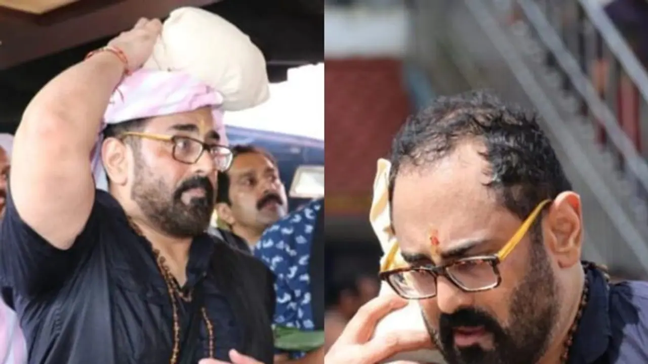 প্রথা মেনে পায়ে হেঁটেই শবরীমালা গেলেন কেন্দ্রীয় মন্ত্রী রাজীব চন্দ্রশেখর, পুজো দিলেন আয়াপ্পার মন্দিরে 