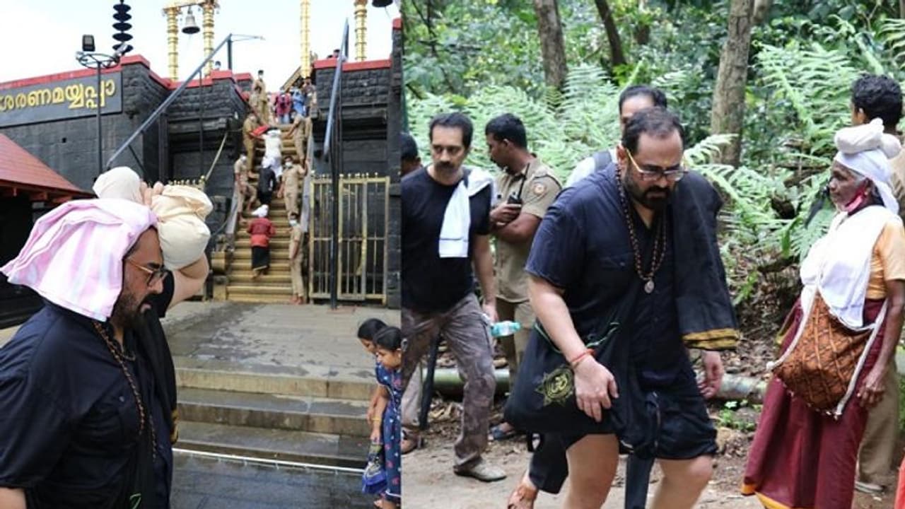 ಇರುಮುಡಿ ಹೊತ್ತು ಪಾದಯಾತ್ರೆ ಮೂಲಕ ಅಯ್ಯಪ್ಪನ ದರ್ಶನ ಪಡೆದ ಕೇಂದ್ರ ಸಚಿವ ರಾಜೀವ್ ಚಂದ್ರಶೇಖರ್! ಇರುಮುಡಿ ಹೊತ್ತು ಪಾದಯಾತ್ರೆ ಮೂಲಕ ಅಯ್ಯಪ್ಪನ ದರ್ಶನ ಪಡೆದ ಕೇಂದ್ರ ಸಚಿವ ರಾಜೀವ್ ಚಂದ್ರಶೇಖರ್!