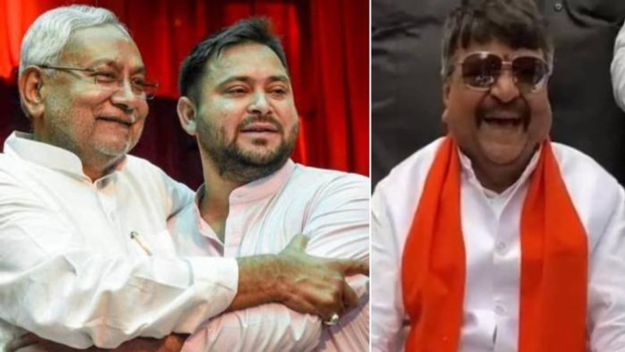 'നിതീഷിന്റെ മുന്നണി മാറ്റം സ്ത്രീകൾ കാമുകൻമാരെ മാറ്റുന്നത് പോലെ', ബിജെപി നേതാവിന്റെ പ്രസംഗം വിവാദത്തിൽ