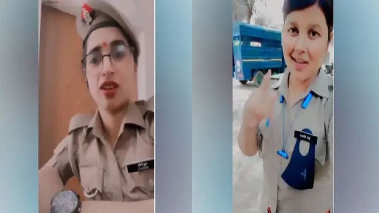 जालौन में ऑन ड्यूटी महिला कांस्टेबल को रील्स बनाने का चढ़ा जोश, अलग अलग गानों में बना डाले कई वीडियो