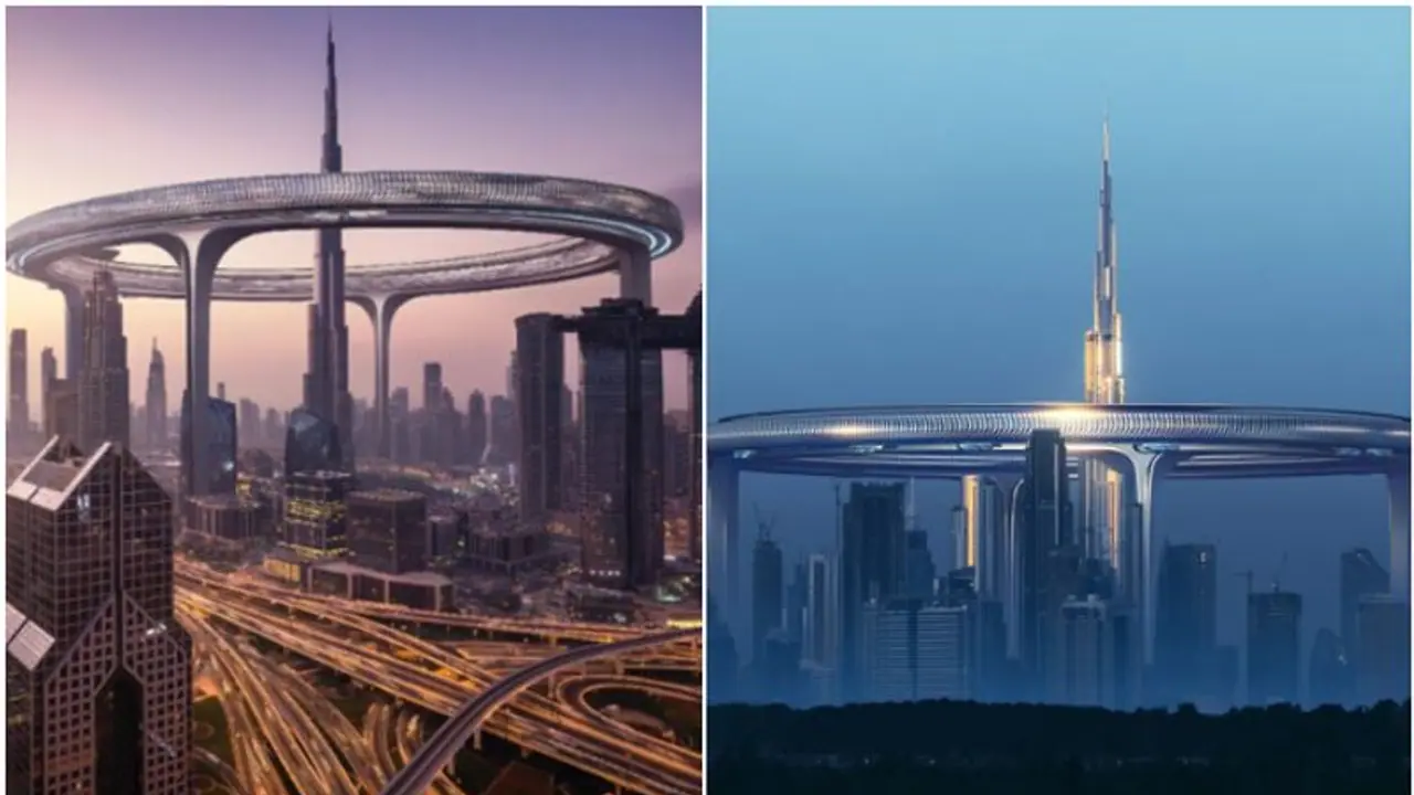 Giant Ring : വീണ്ടും വിസ്മയിപ്പിക്കാന്‍ ദുബൈ; ബുര്‍ജ് ഖലീഫക്ക് 'മോതിര'മായി ഭീമന്‍ വളയം