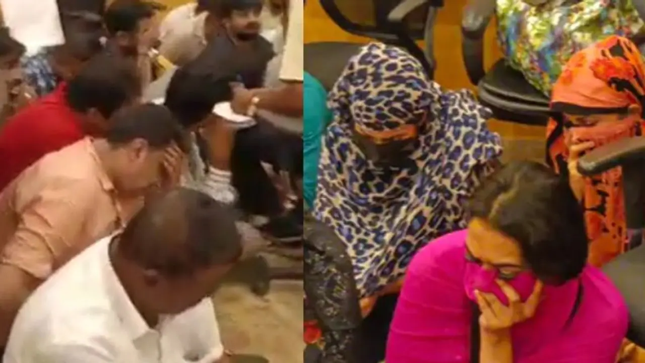 फार्म हाउस में महिलाओं के साथ मदहोश थे तहसीलदार और इंस्पेक्टर, रंगे हाथ पकड़े गए तो मुंह छिपाने लगे फार्म हाउस में महिलाओं के साथ मदहोश थे तहसीलदार और इंस्पेक्टर, रंगे हाथ पकड़े गए तो मुंह छिपाने लगे