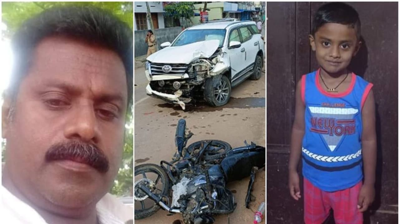 മദ്യപിച്ചവര് ആഡംബര കാറിന്റെ എയര്ബാഗില് സുരക്ഷിതര്; പൊലിഞ്ഞത് അച്ഛന്റെയും മകന്റെയും ജീവന്, തേങ്ങി നാട് മദ്യപിച്ചവര് ആഡംബര കാറിന്റെ എയര്ബാഗില് സുരക്ഷിതര്; പൊലിഞ്ഞത് അച്ഛന്റെയും മകന്റെയും ജീവന്, തേങ്ങി നാട്