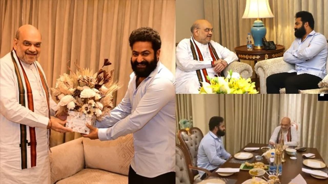 ജൂനിയര് എൻടിആര് അമിത് ഷായുമായി കൂടിക്കാഴ്ച നടത്തി ജൂനിയര് എൻടിആര് അമിത് ഷായുമായി കൂടിക്കാഴ്ച നടത്തി