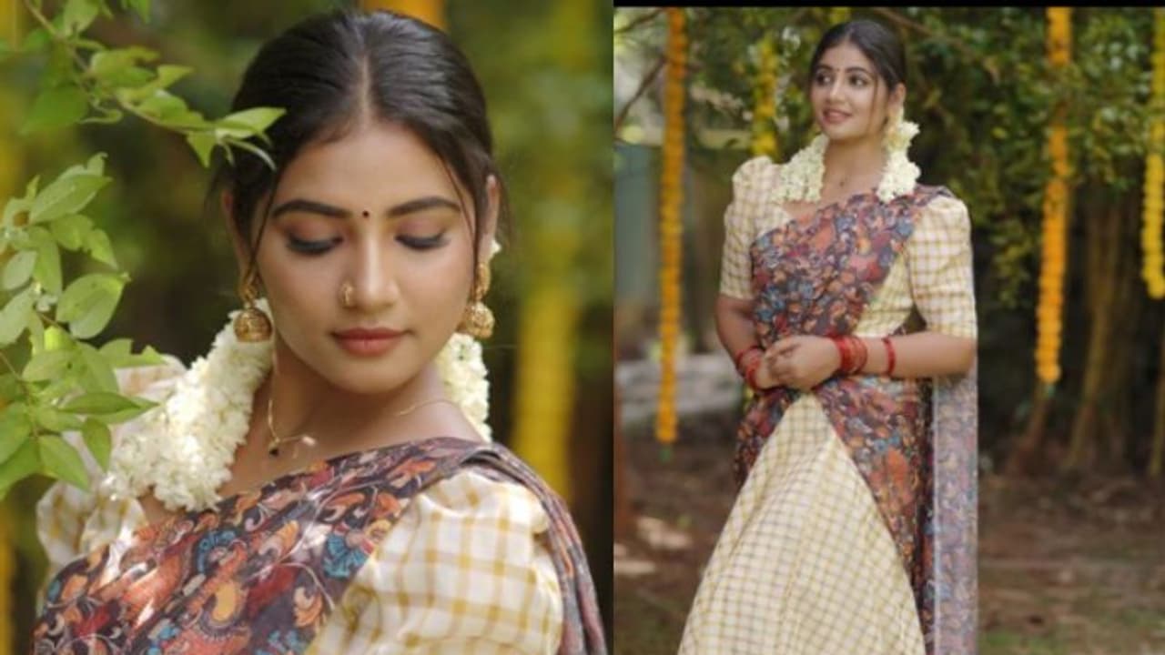 ഓണം ഫോട്ടോഷൂട്ട് ചിത്രങ്ങളുമായി അൻഷിത, തുടക്കമല്ലേയെന്ന് ആരാധകർ