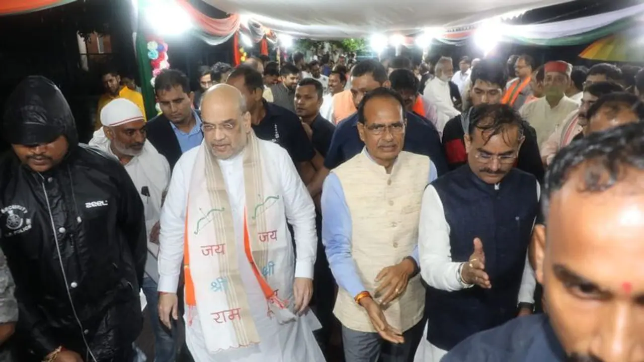भारी बारिश के बीच भोपाल हुए अमित शाह के कई प्रोग्राम, 4 राज्यों के सीएम के साथ इन मुद्दों पर हुई चर्चा