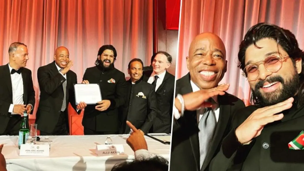 Allu Arjun in New York: Pushpa actor honoured at India Day Parade in New York City, meets Mayor Eric Adams